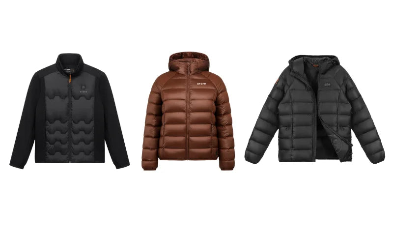 ororo Releases Three New Styles to Heated Down Collection, Providing Convenient Warmth Without the Bulk