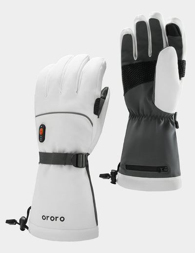 [ Final Sale - "Buffalo" Heated Gloves 2.0 - White] view 1