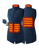 Four  Heating Zones: Left & Right Hand Pockets, Mid-Back, Collar