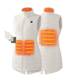 Four Heating Zones: Left & Right Hand Pockets, Mid-Back, Collar