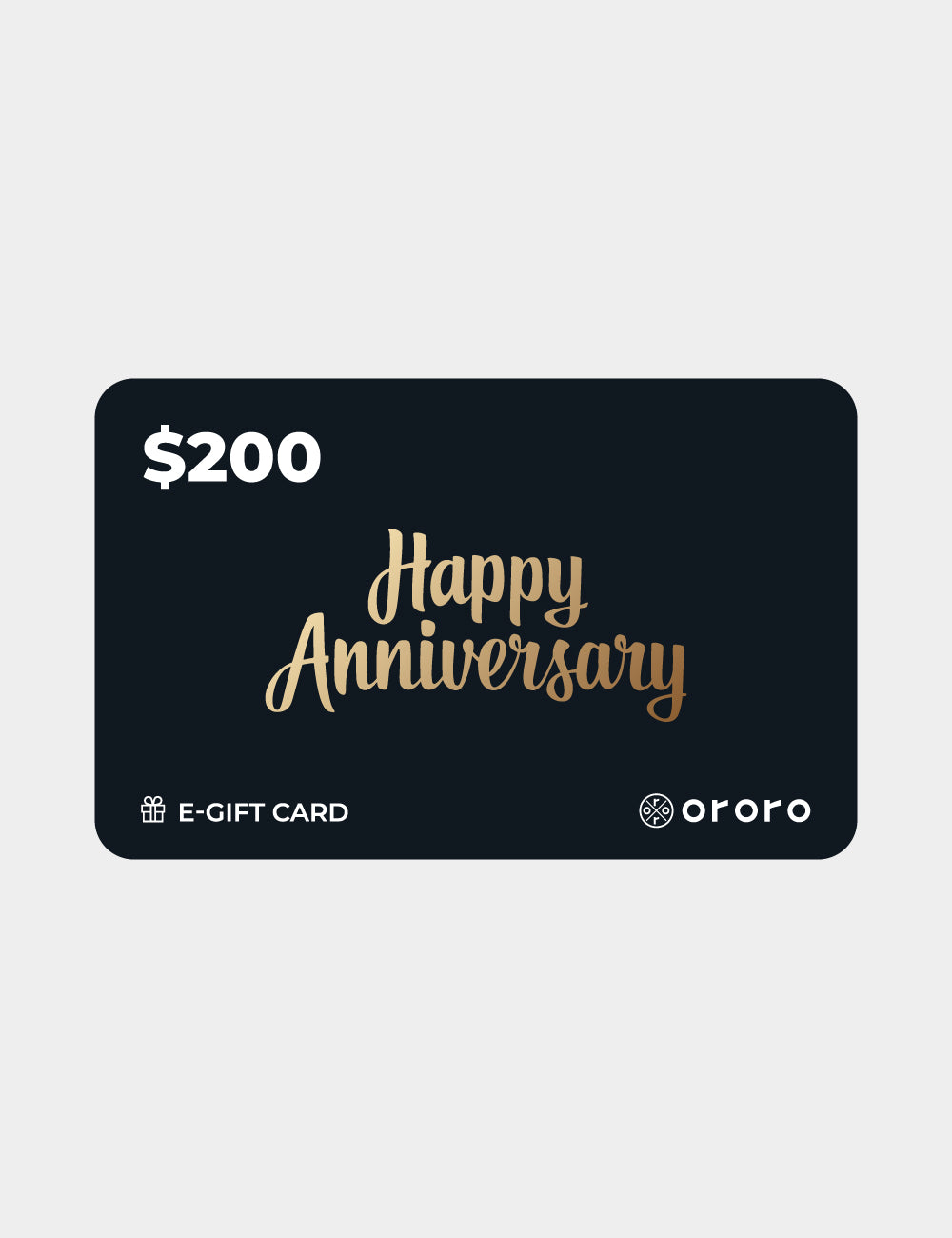 ororo Anniversary Gift Card