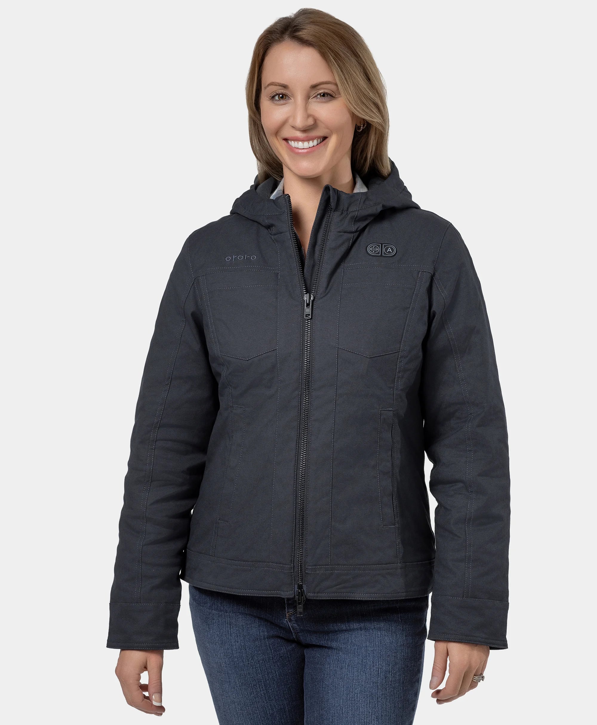 Heated Canvas Jacket | Women's Jacket | ororo®