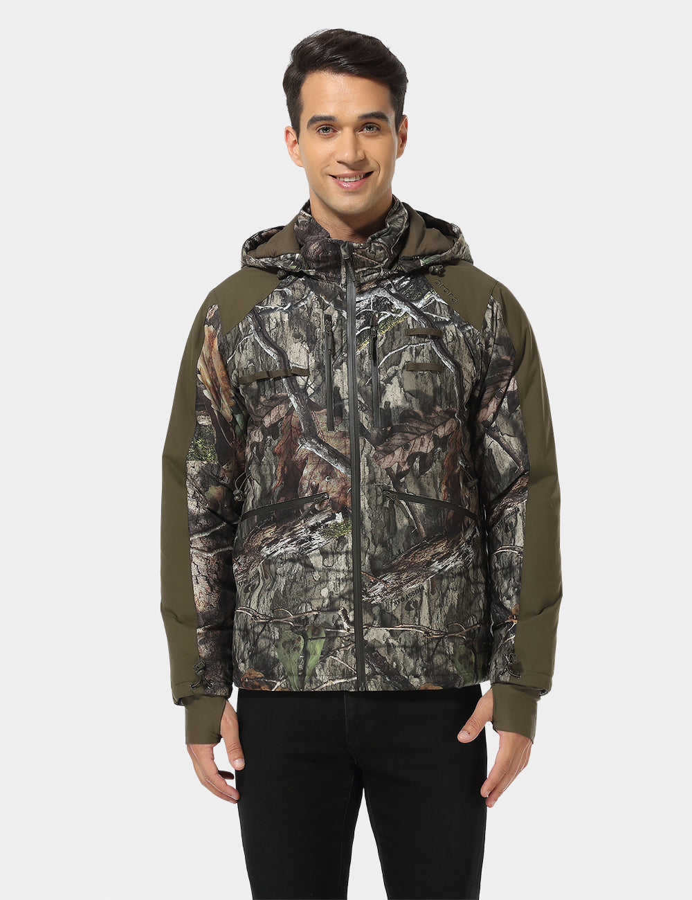Men's Heated Hunting Jacket with Battery Camo Design ororo®