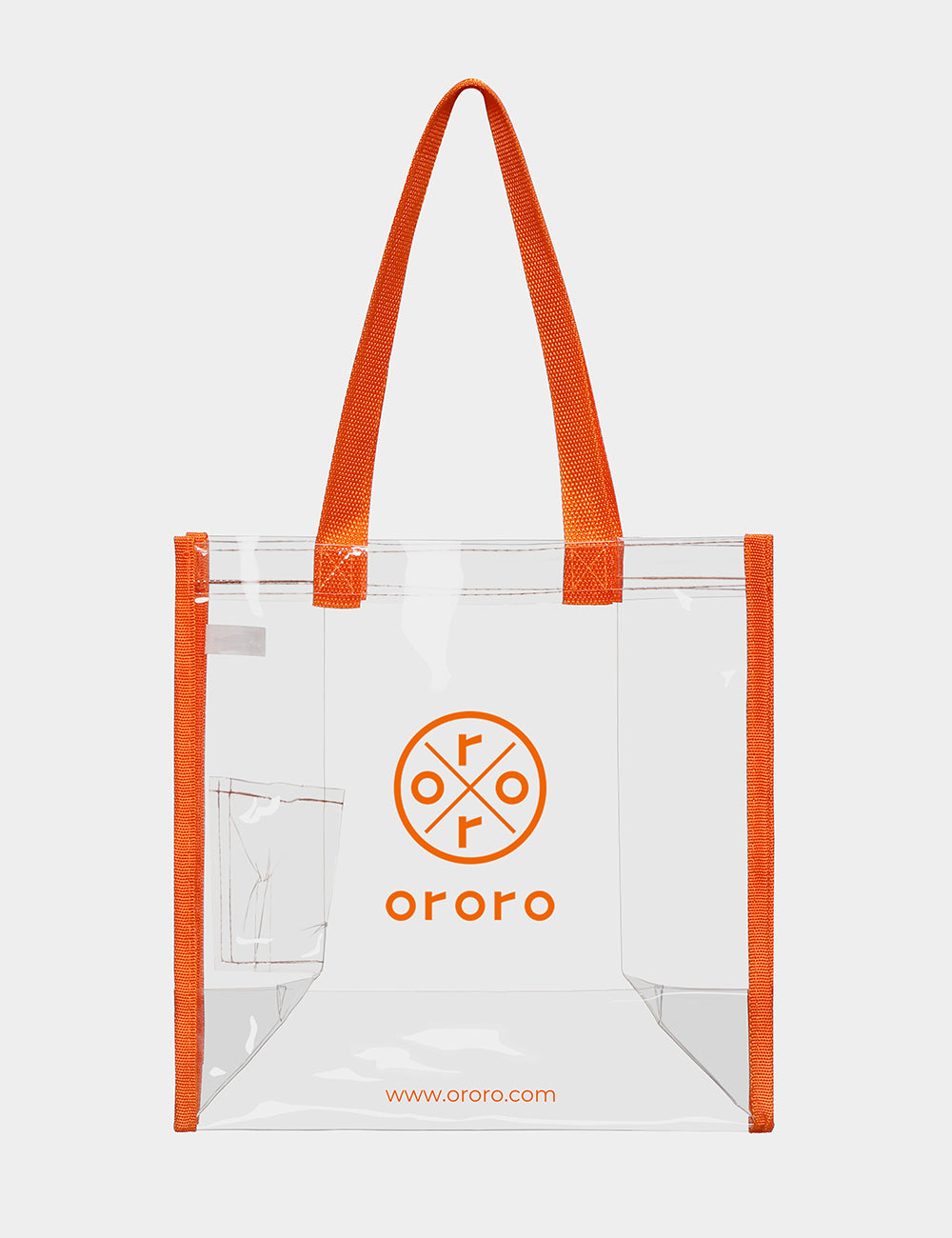 Clear Reusable Bag Durable Stylish PVC Design ororo®
