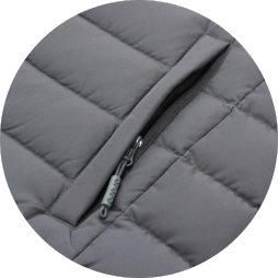 Feature Details Image Zippered Pocket