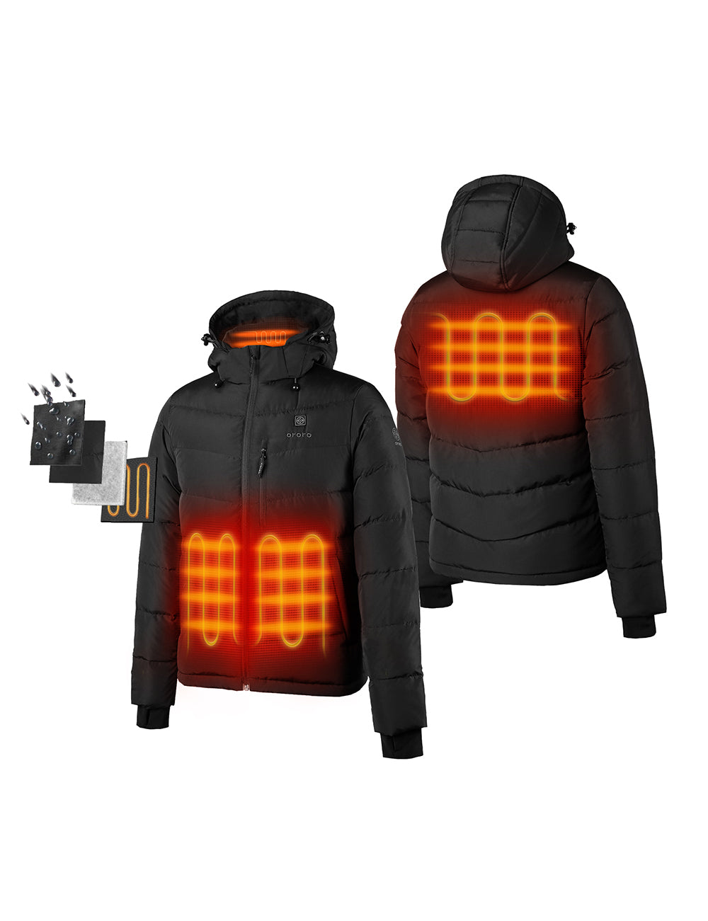 Oversized Mid-Length Winter Parka: Mens Techwear Down Jacket With Hood & Pockets - Shop Now! From Mens Down & Parkas - Price 156.84