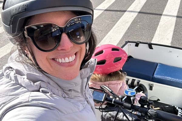 Meet Maddy, the ORORO Cargo-Biking Mom in Manhattan…