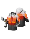 (Open-box) Men's Dual Control Heated Jacket with 5 Heating Zones (Battery Set Not Included)