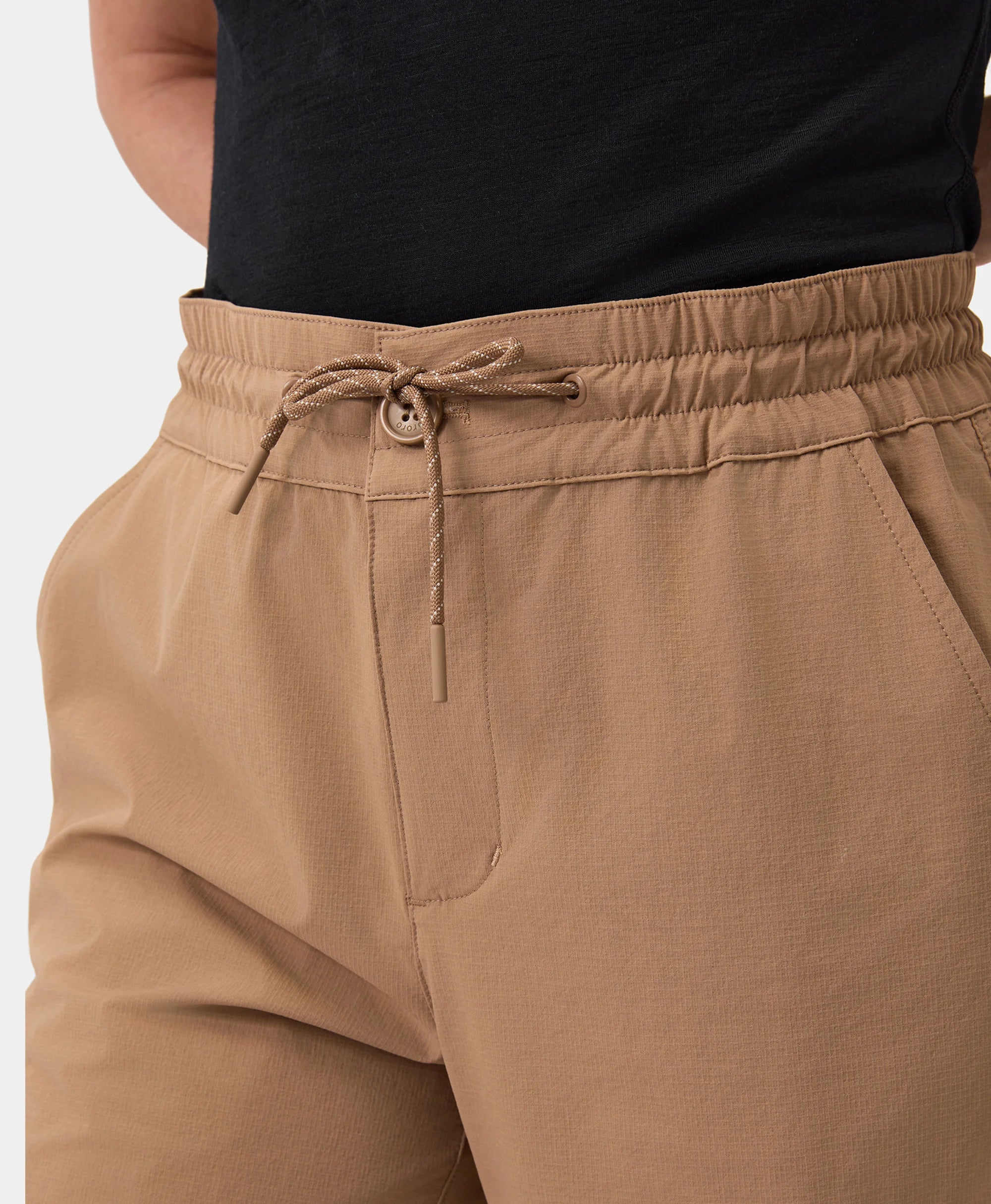 Half-Elastic Waist With Adjustable Drawcord