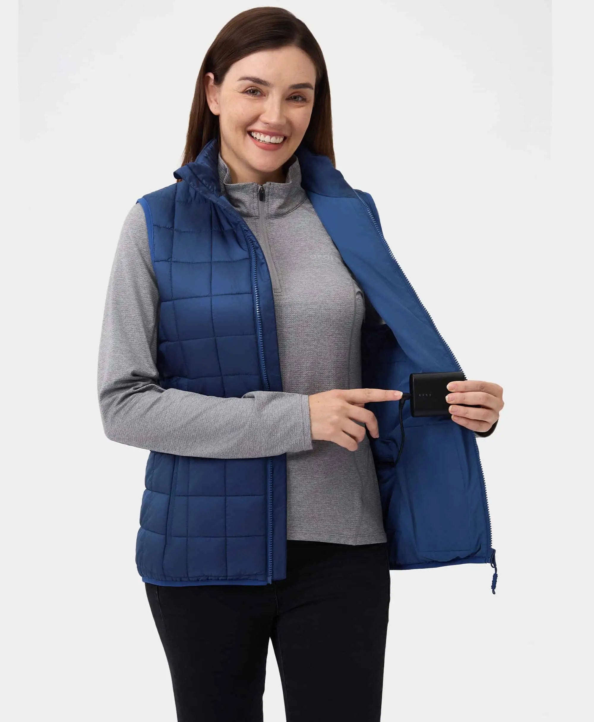 Prism Women's 4-Zone Heated Quilted Vest (Apparel Only)