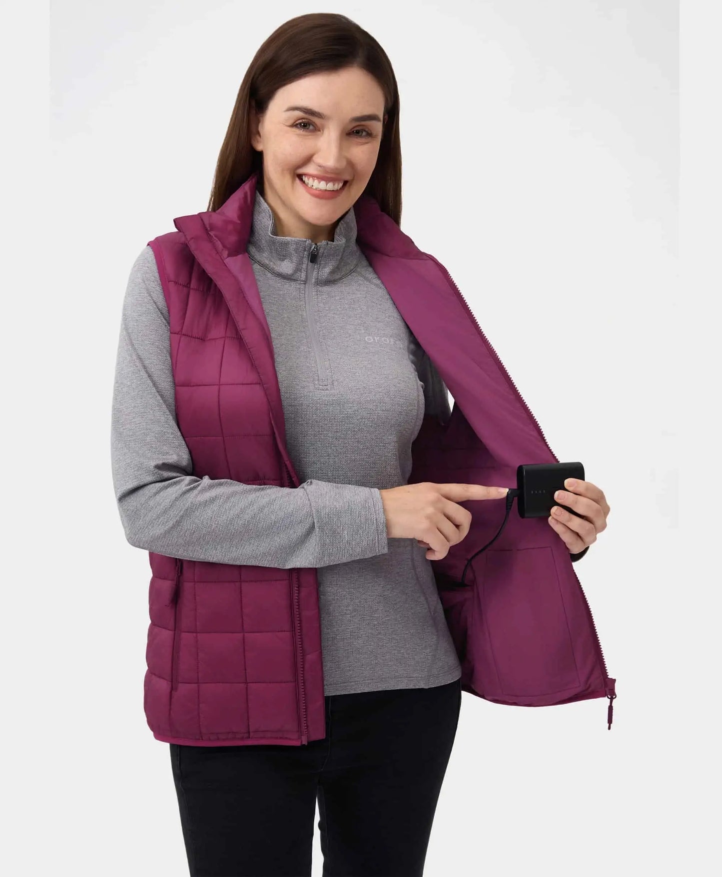 Prism Women's 4-Zone Heated Quilted Vest (Apparel Only)