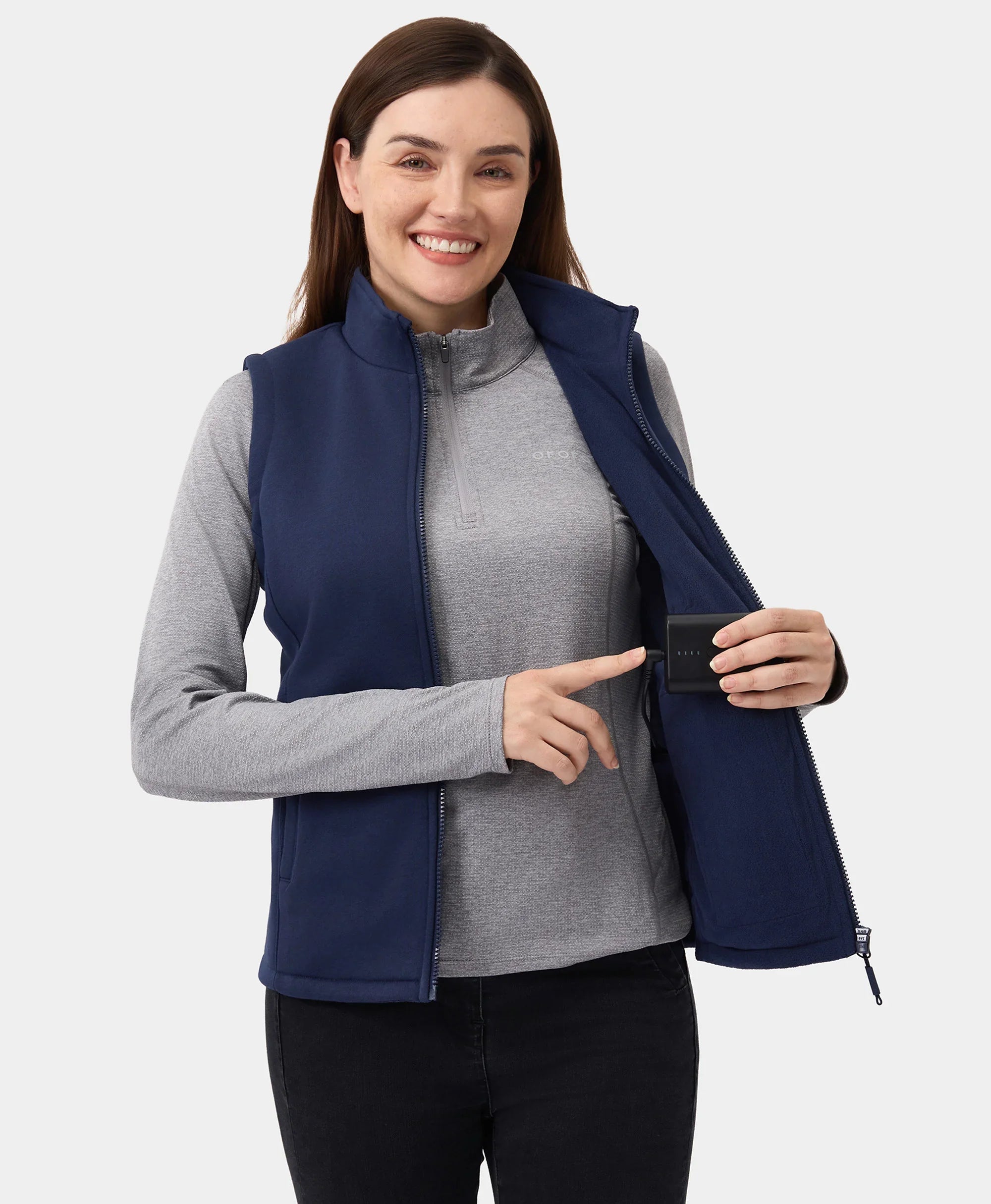 Women's Heated Fleece Vest