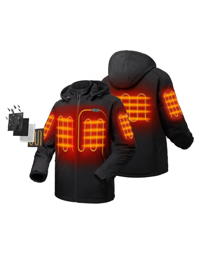 [ (Open-box) Men's Dual Control Heated Jacket with 5 Heating Zones (Battery Set Not Included)] view 1