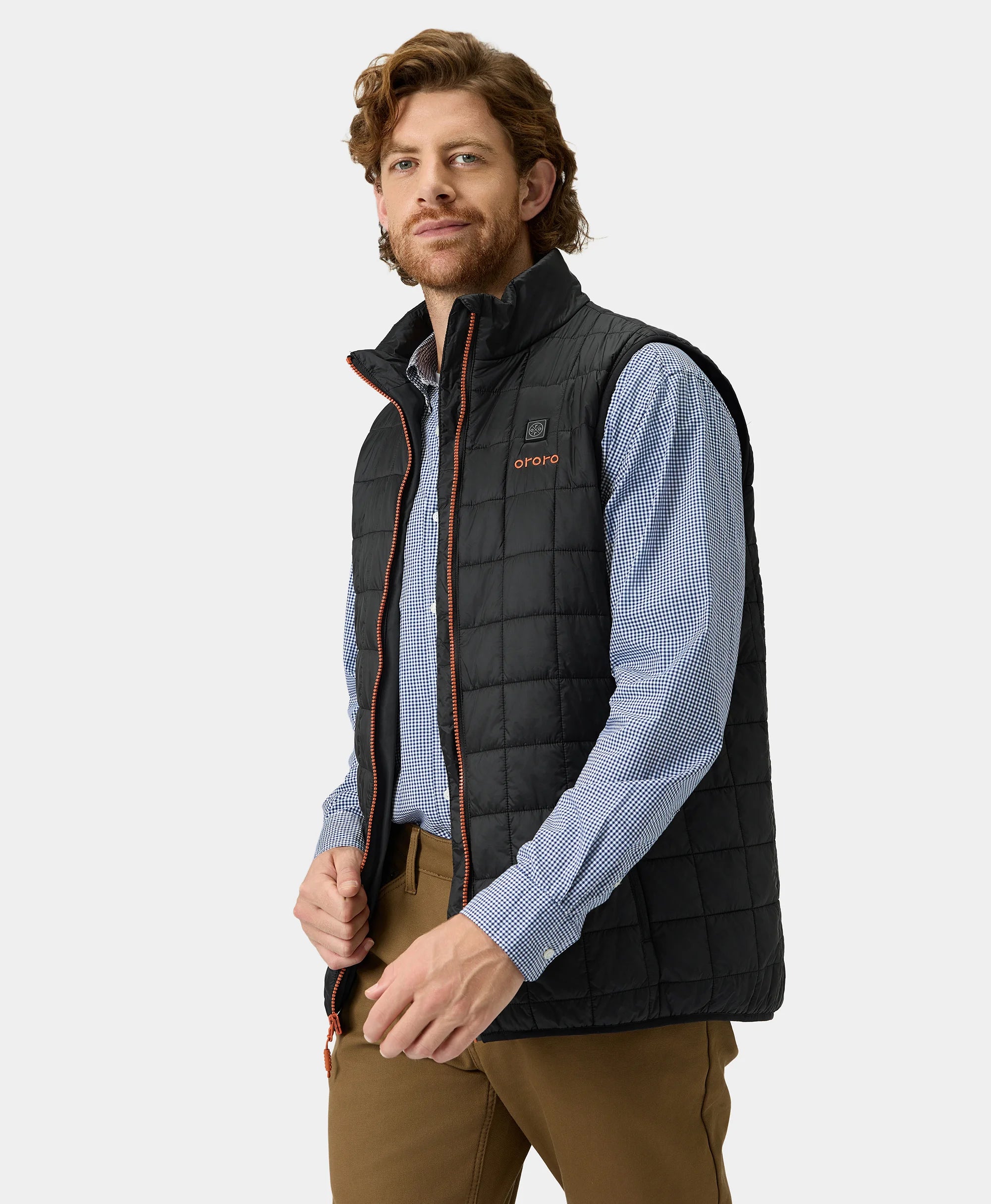 (Open-box) Prism Men's 4-Zone Heated Quilted Vest (Battery Set Not Included)
