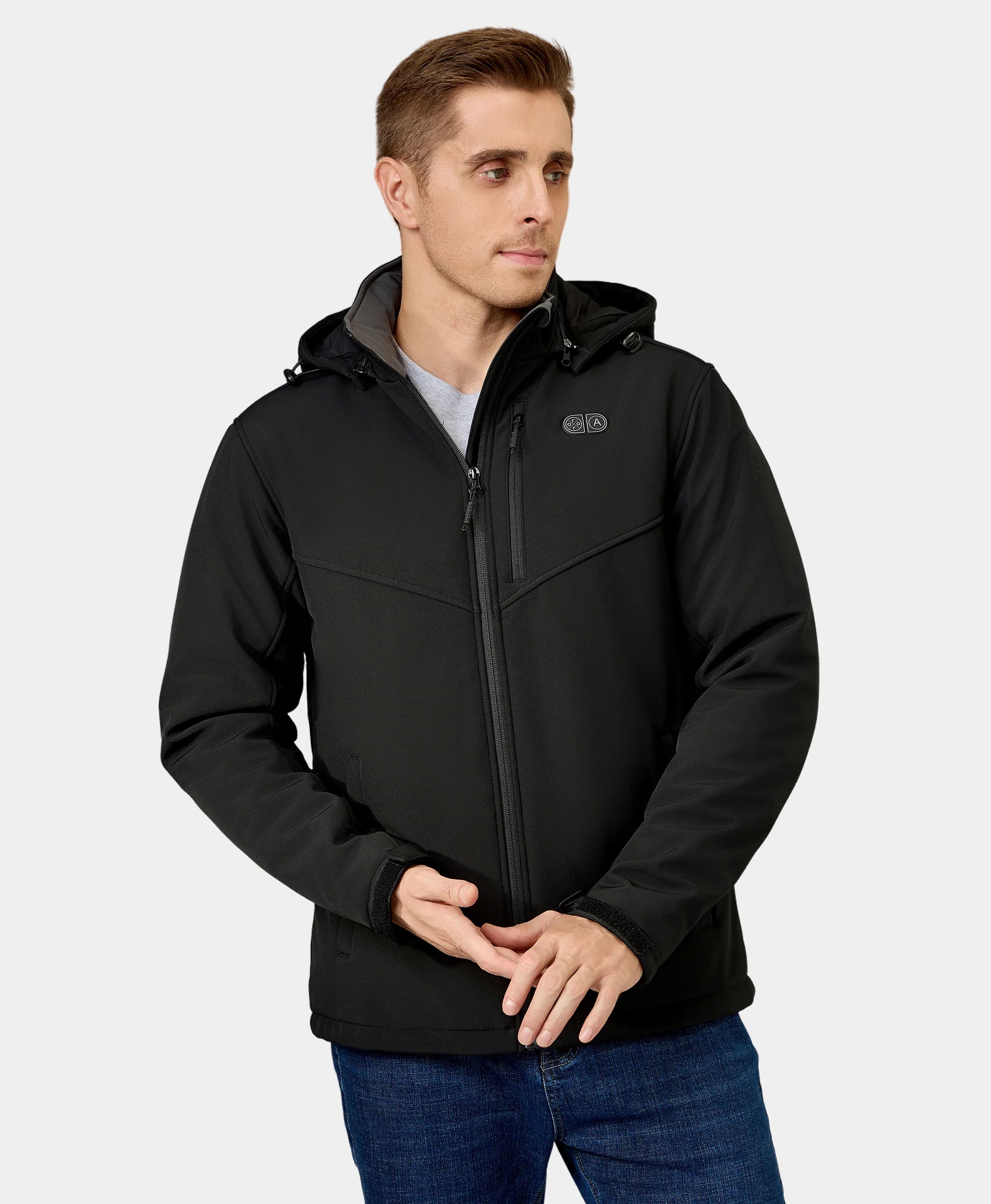 Men's Heated Dual Control Jacket with 5 Heating Zones 