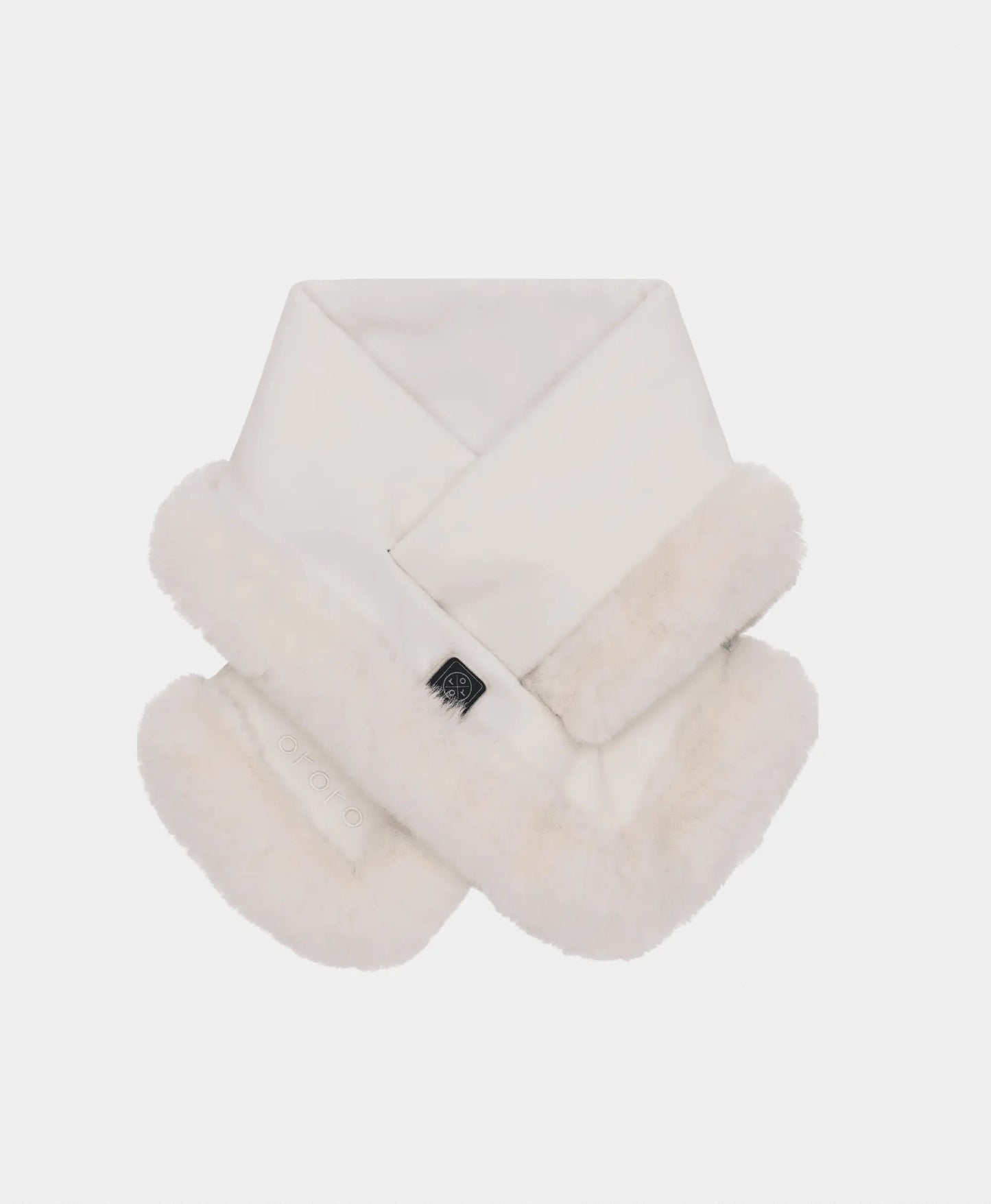 Queen Cove Unisex 1-Zone Heated Faux Fur Fleece Scarf