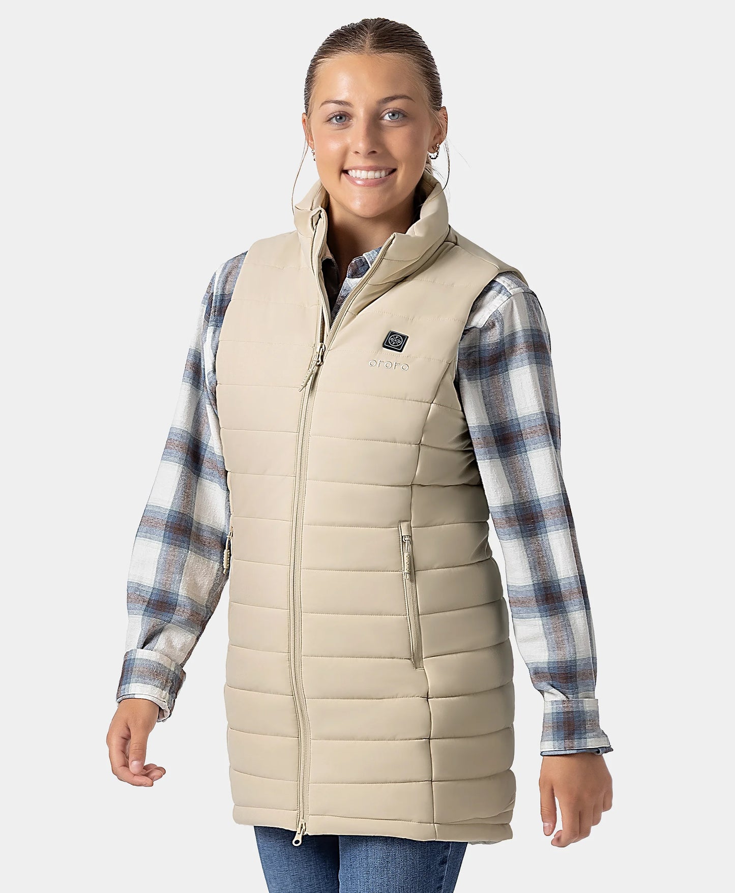 Tribeca Women's Heated Long Puffer Vest (Apparel Only)