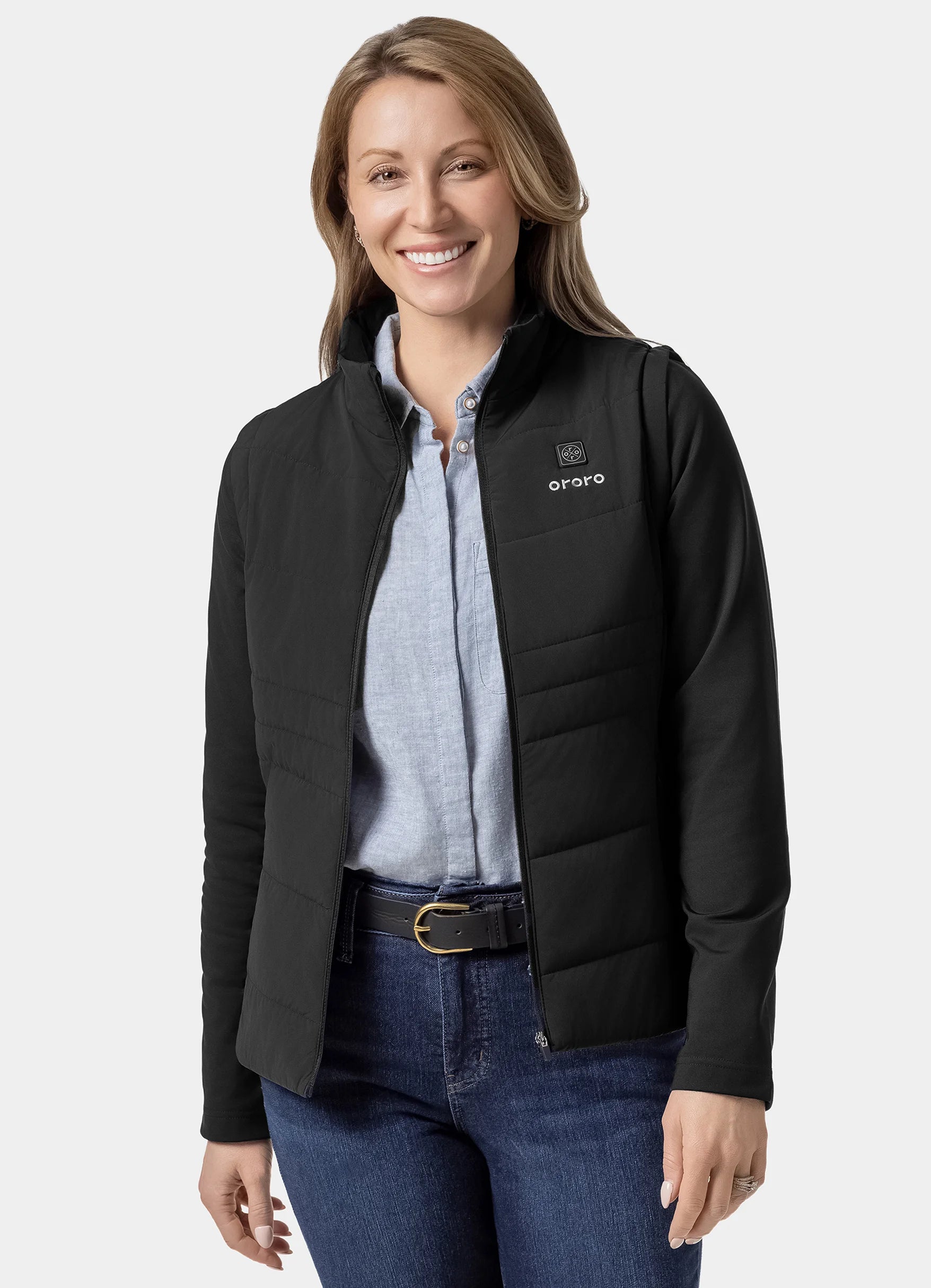 Turnberry Women's Heated Golf Jacket with Zip-off Sleeves