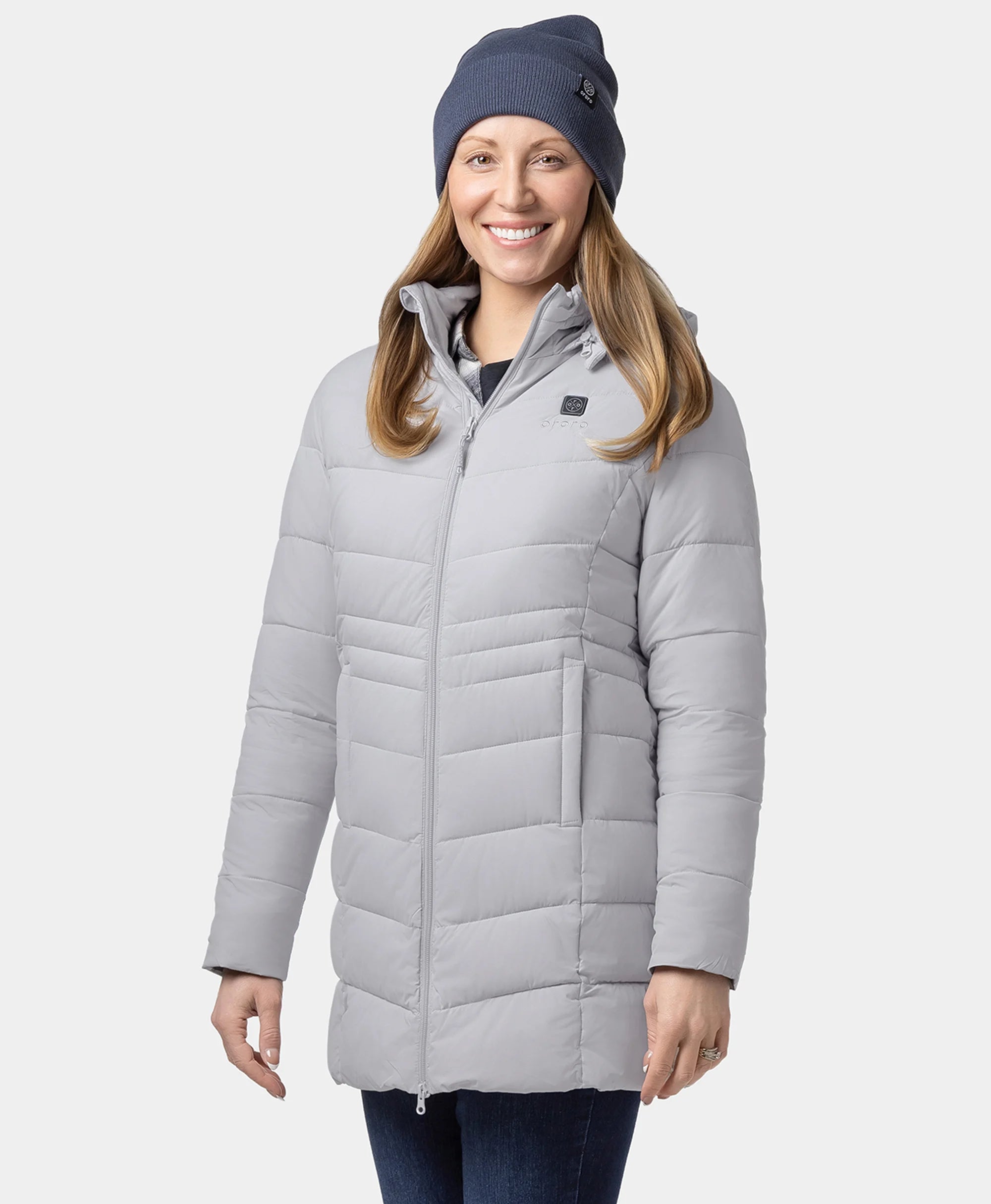 Women's Heated Puffer Parka Jacket - New Colors