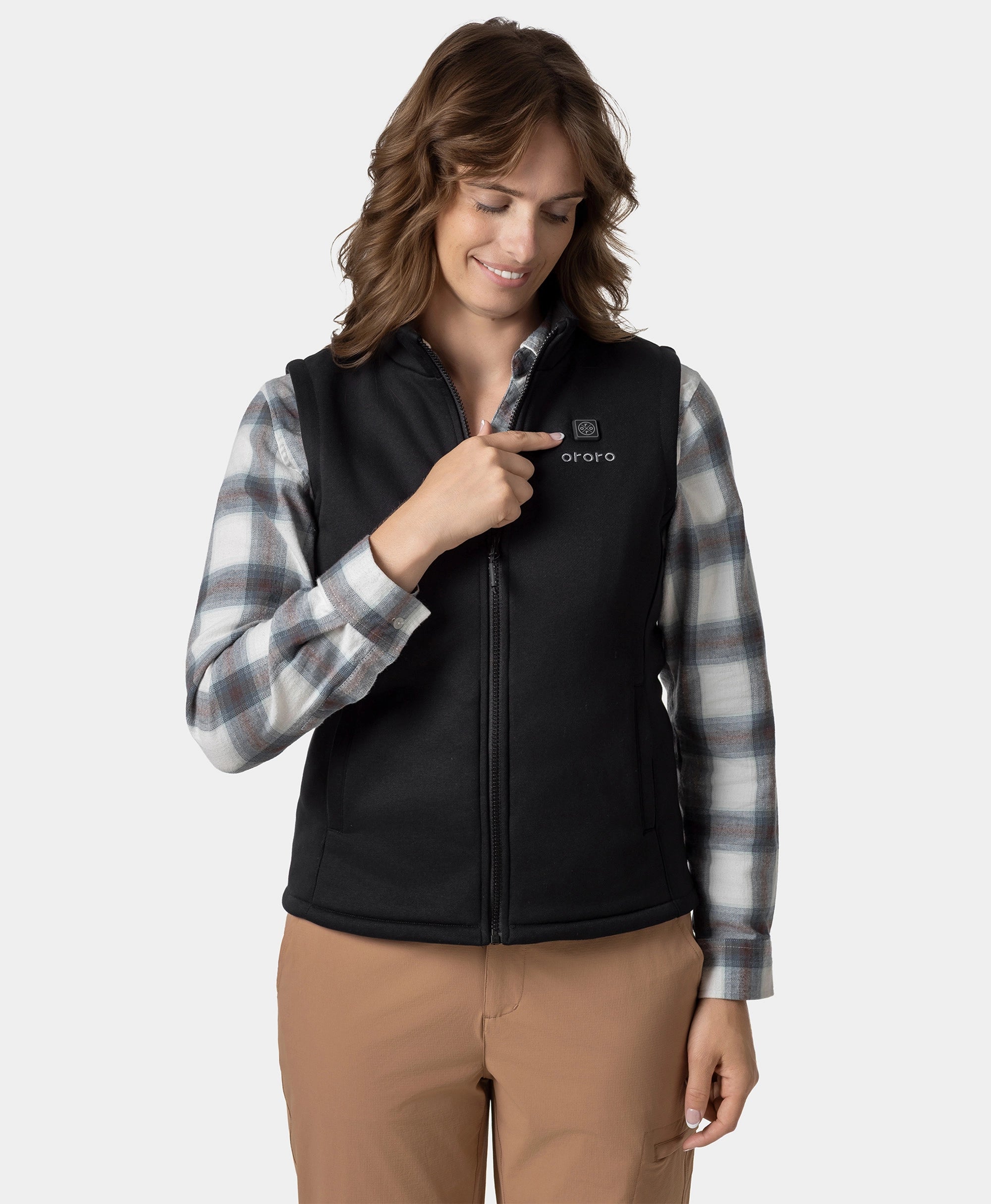 Women's Heated Fleece Vest