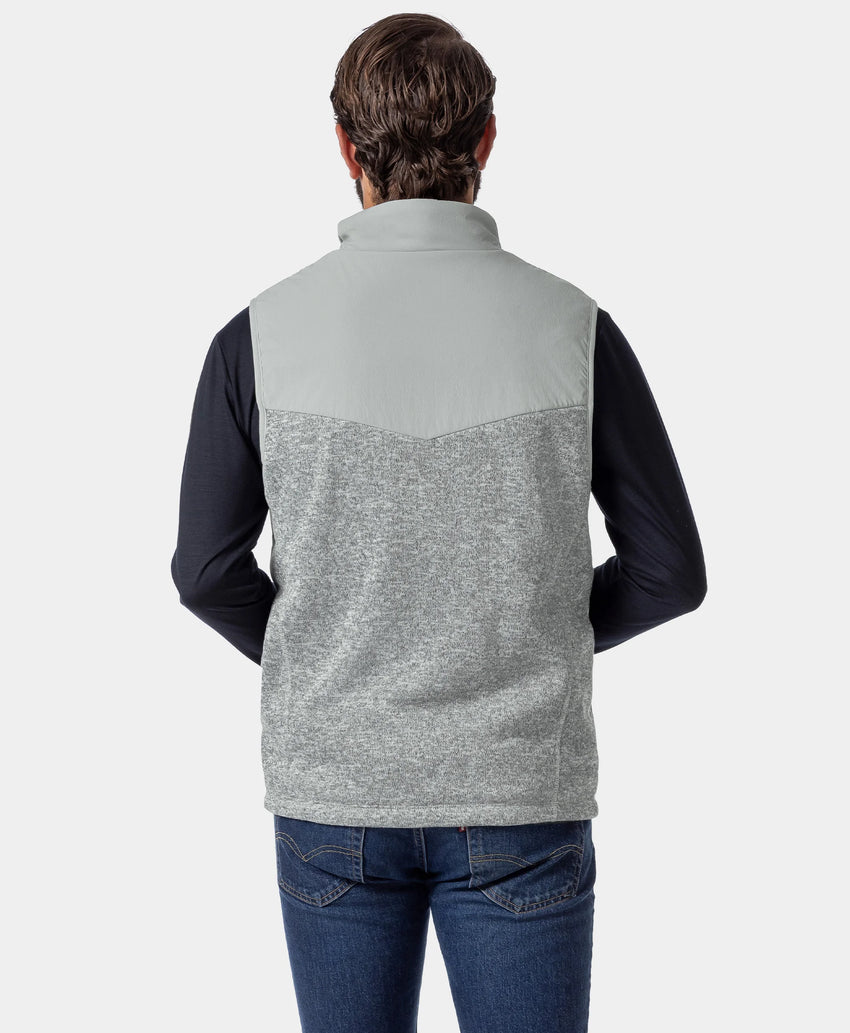 Heated Sweater Fleece Vest | Men's Vest | ororo®