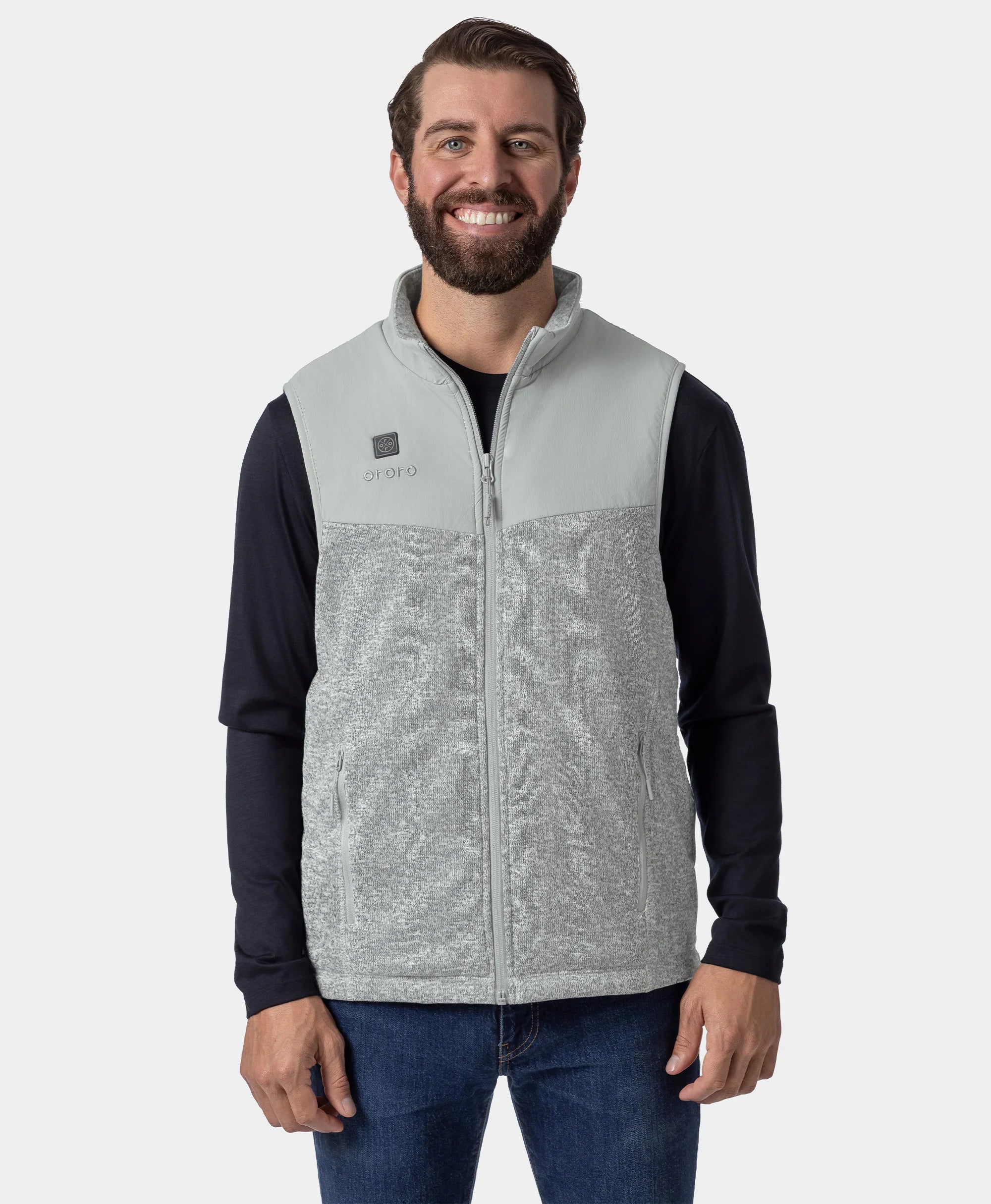 Augusta Men's Heated Sweater Fleece Vest