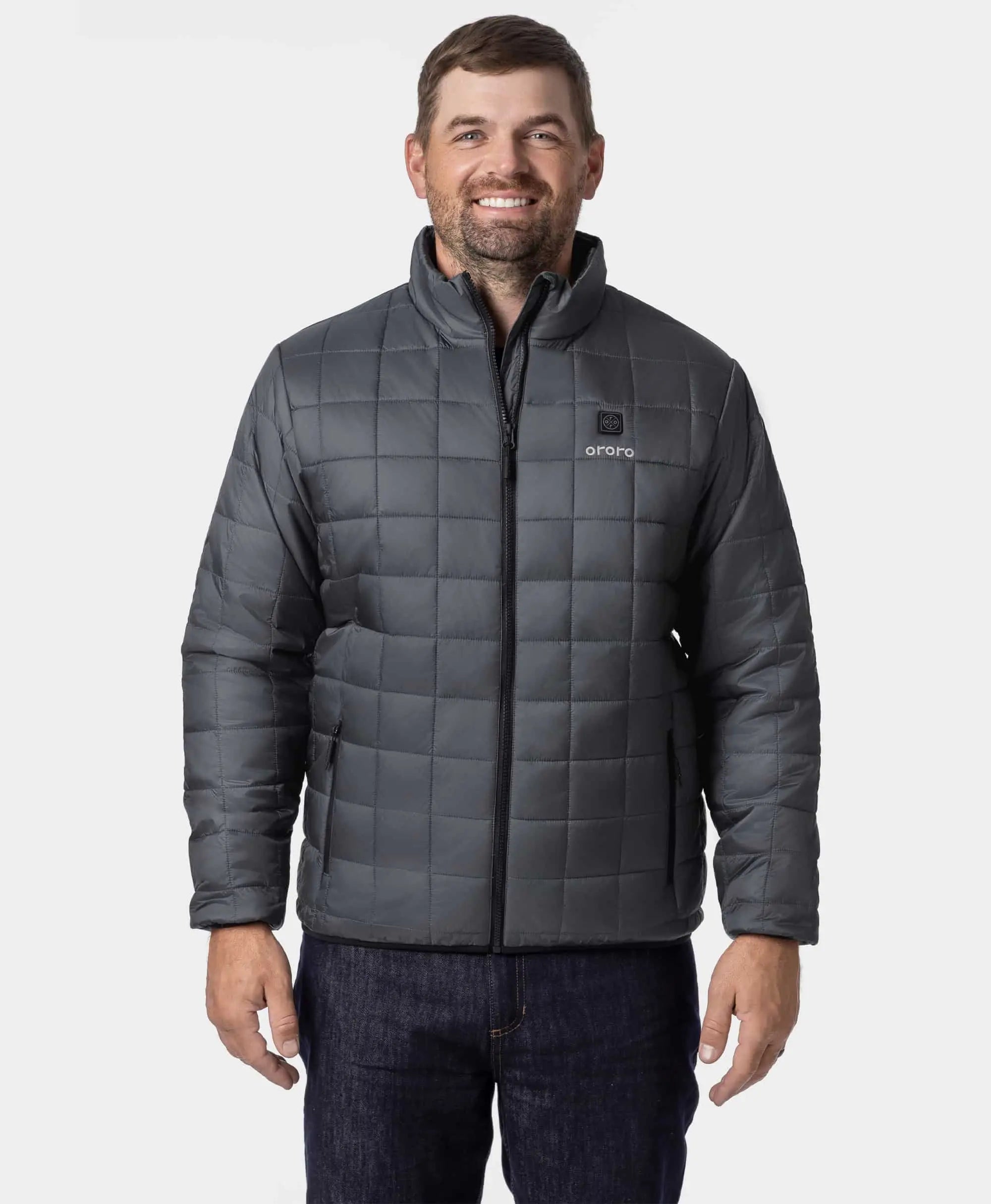 Prism Men's 4-Zone Quilted Heated Jacket