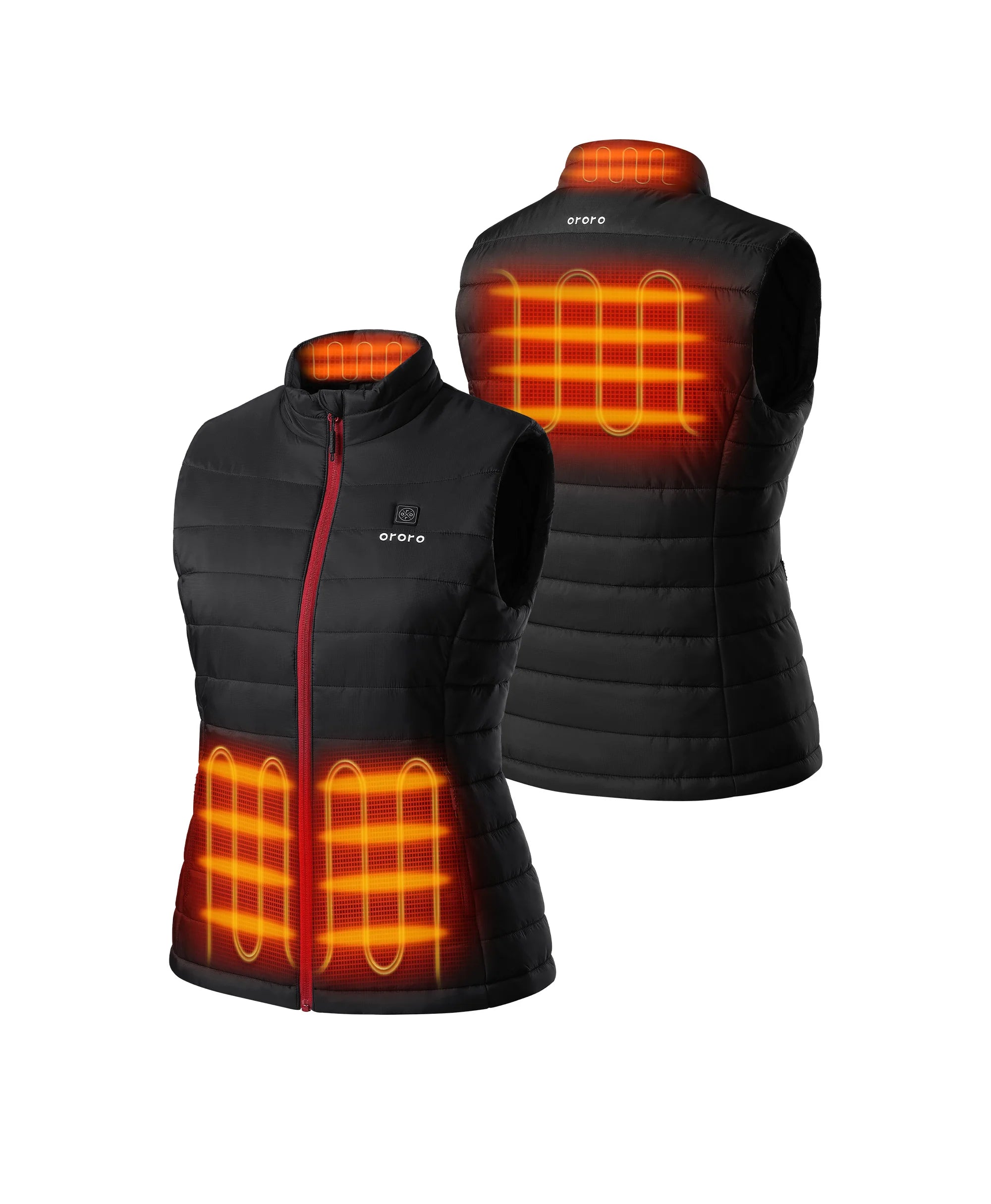 classic heated vest with 4 heating elements