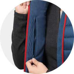 Hidden Inner Zipper Pocket 