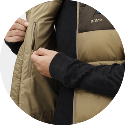 Hidden Inner Zipper Pocket 