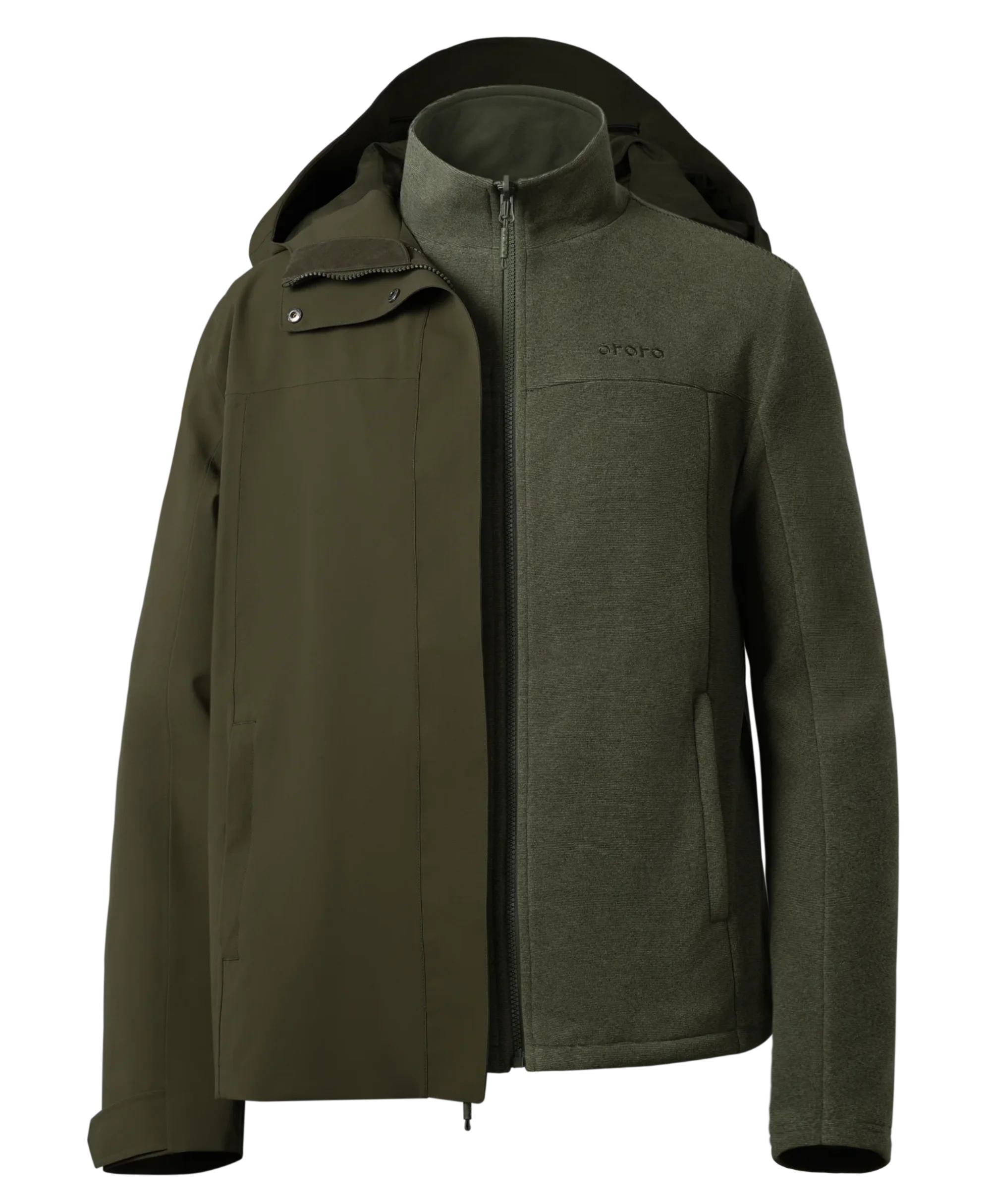 River Ridge Men’s 3-in-1 Heated Jacket with Fleece Liner