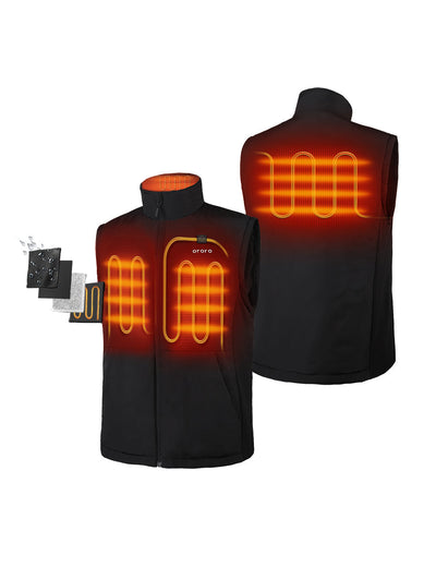 Left & Right Chest, Collar, and Upper-Back Heating view 2