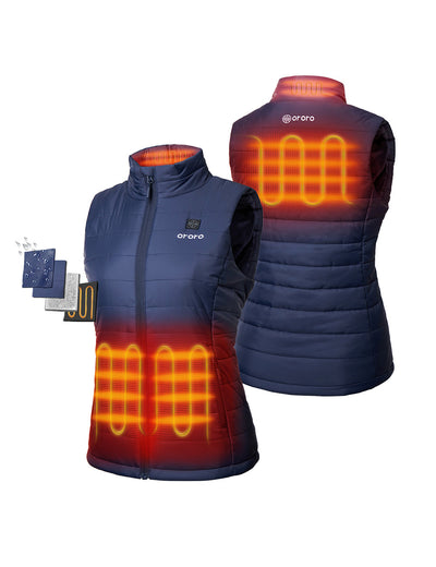 [ (Open-box) Women's Classic Heated Vest - New Colors (Battery Set Not Included)] view 1