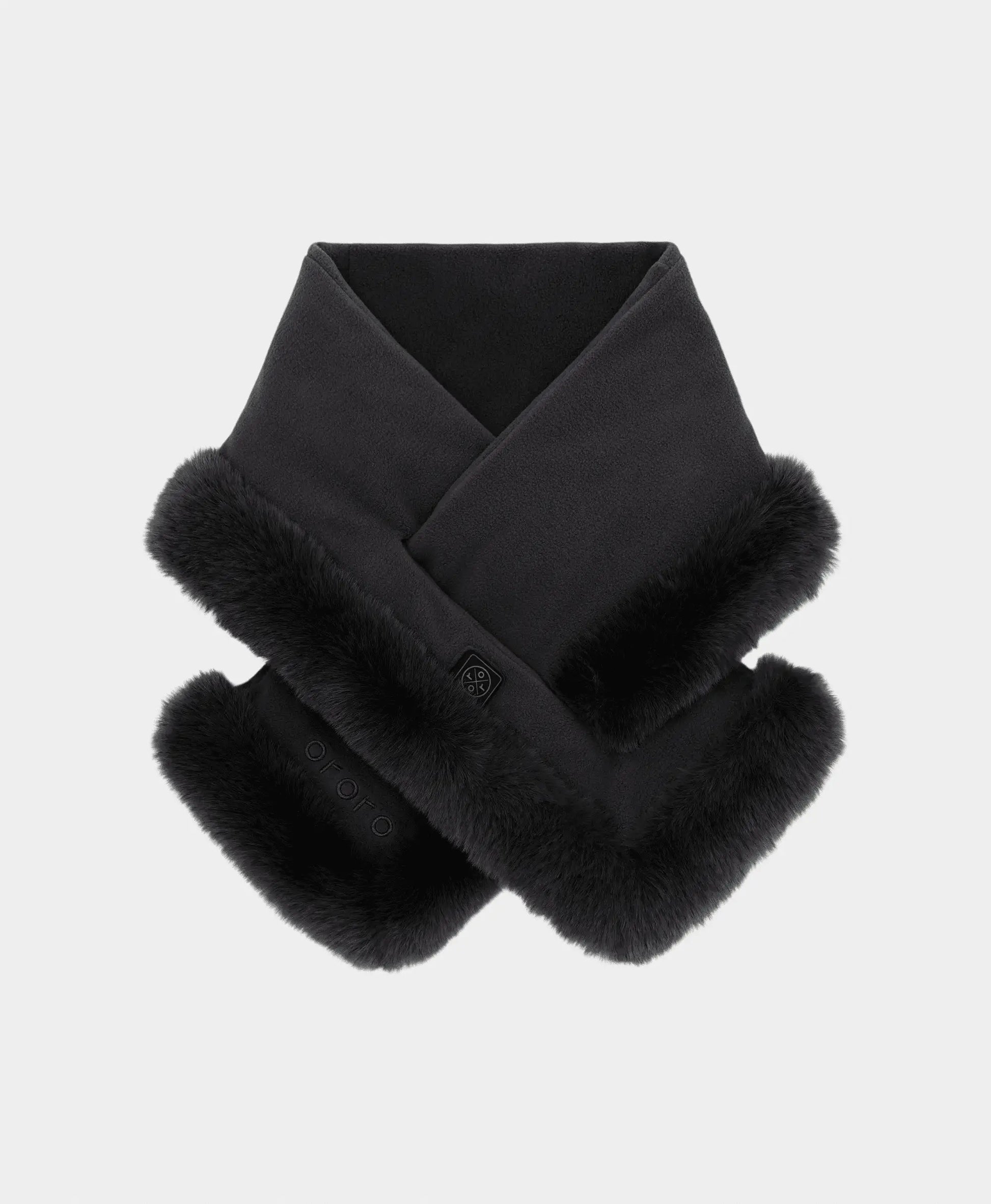 Queen Cove Unisex 1-Zone Heated Faux Fur Fleece Scarf | ororo