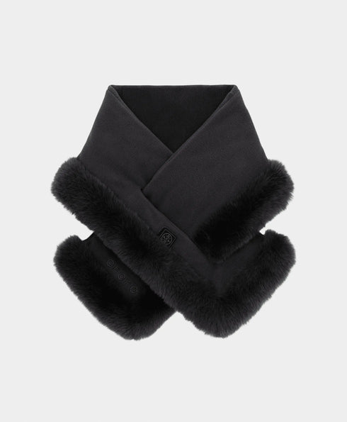 Queen Cove Unisex 1-Zone Heated Faux Fur Fleece Scarf ,view 1