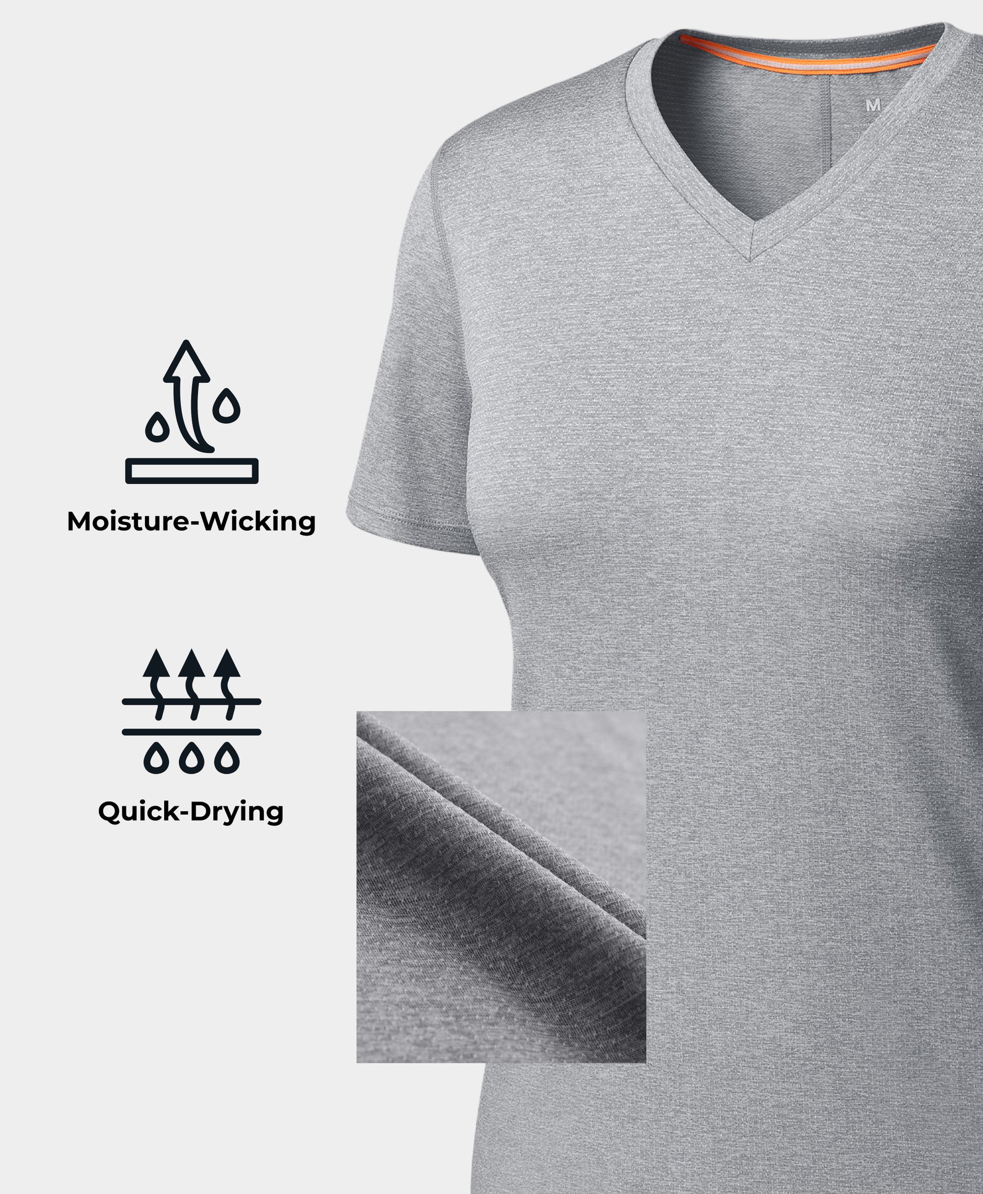 Moisture-wicking and quick drying