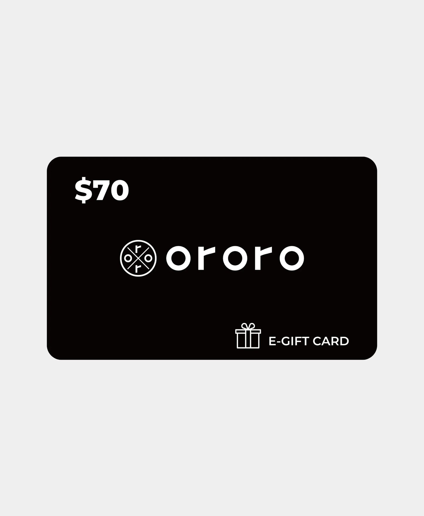 $70 e-gift card
