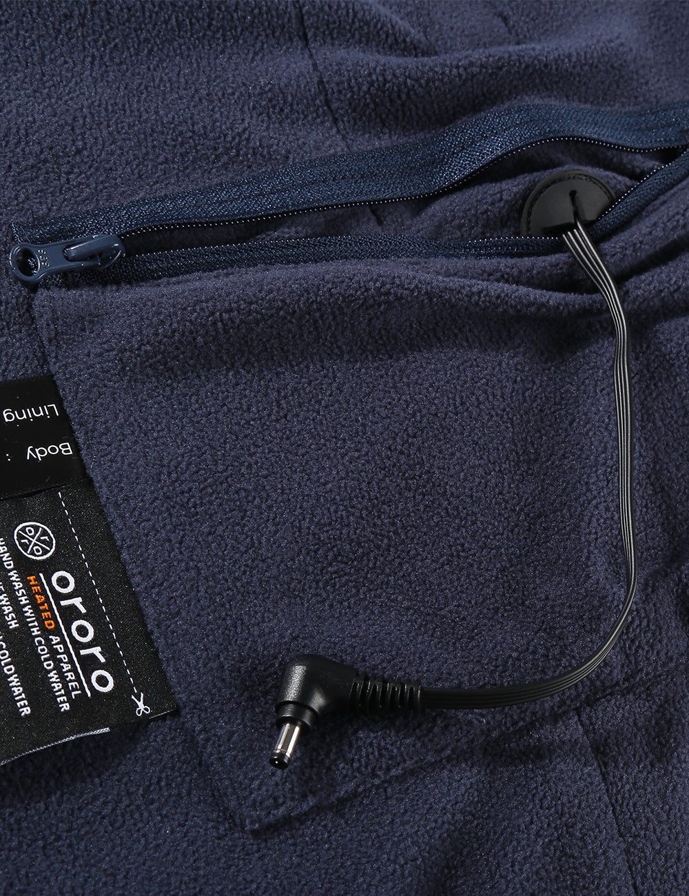 Inside Battery Pocket