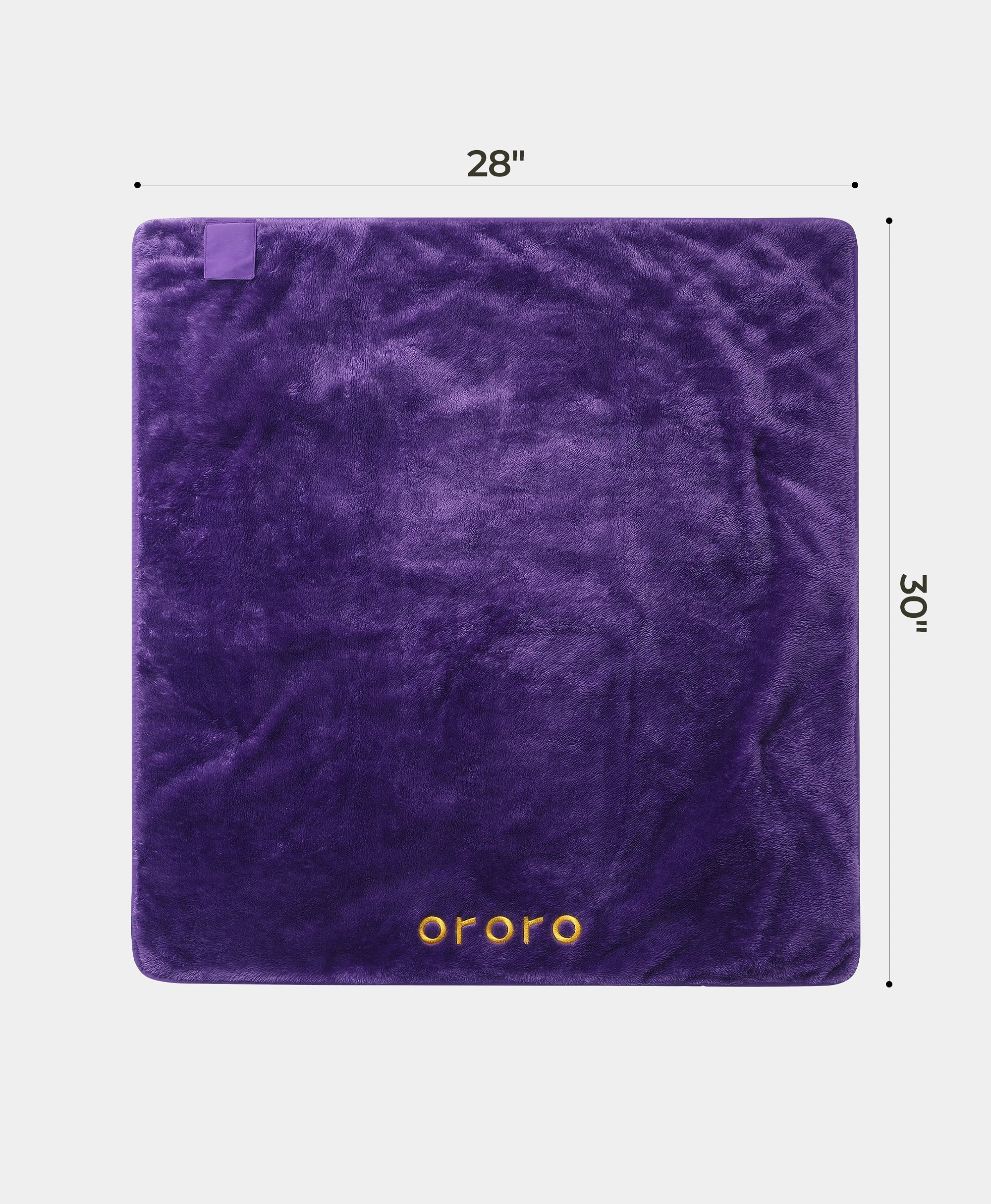 Blanket Dimensions: 30" L x 28" W