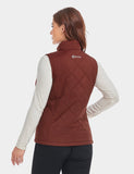 (Open-box) Women's Heated Quilted Vest (Battery Set Not Included)