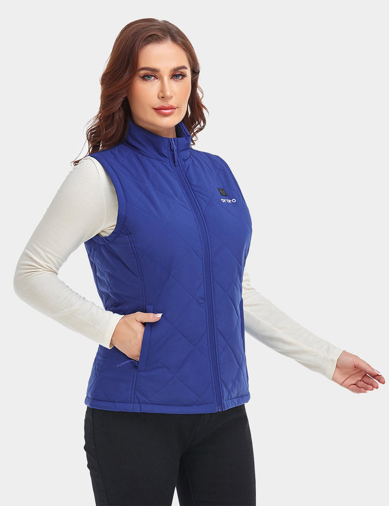 Women's Lightweight Quilted Heated Vest | Battery Heated | ORORO