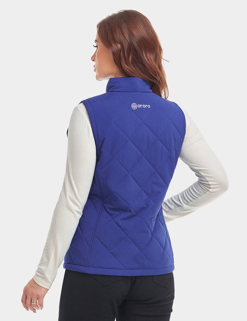 Quilted | | Lightweight Battery Heated Women\'s ORORO Vest Heated