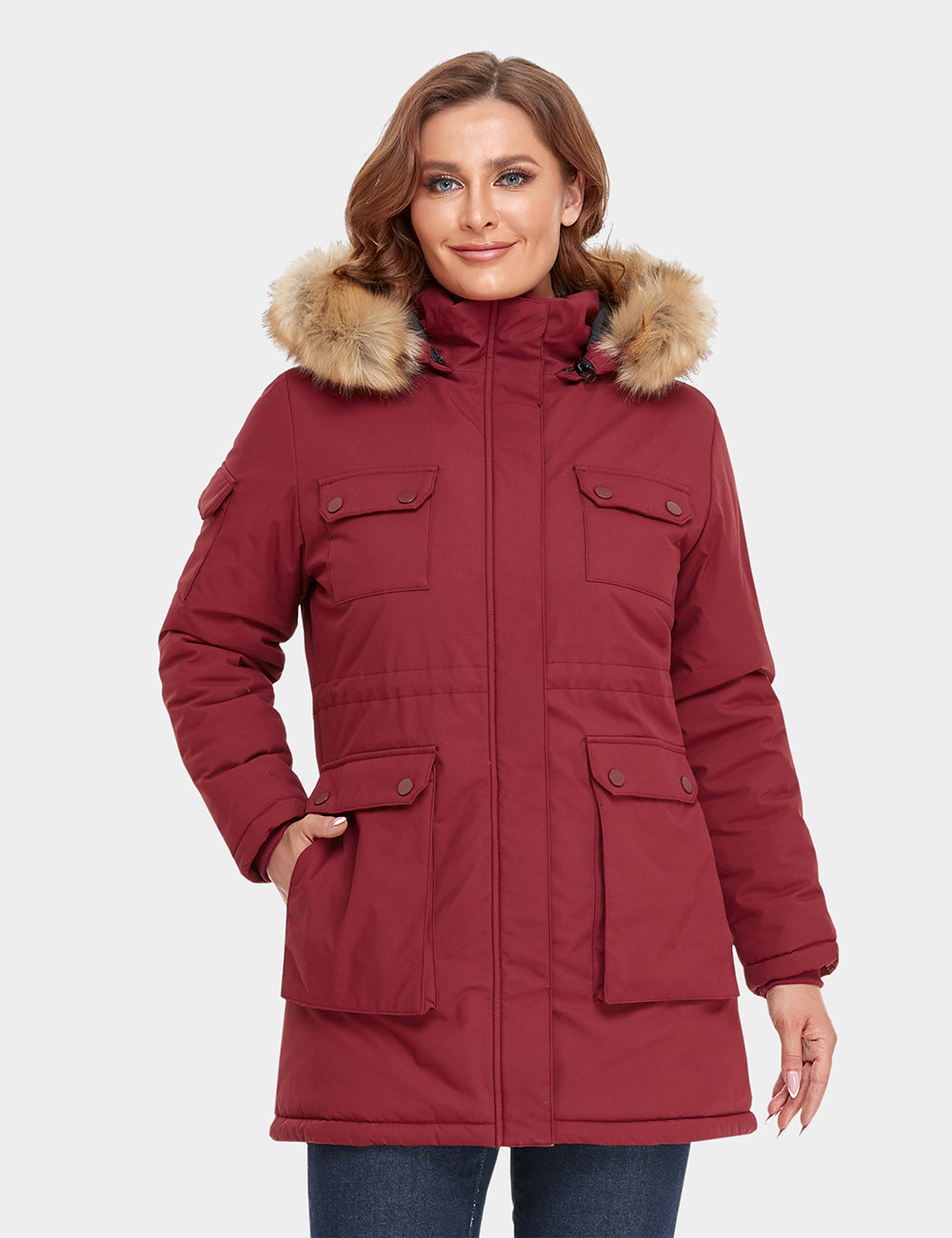 Women's Heated Thermolite® Parka (4 Heating Zones) - New Colors