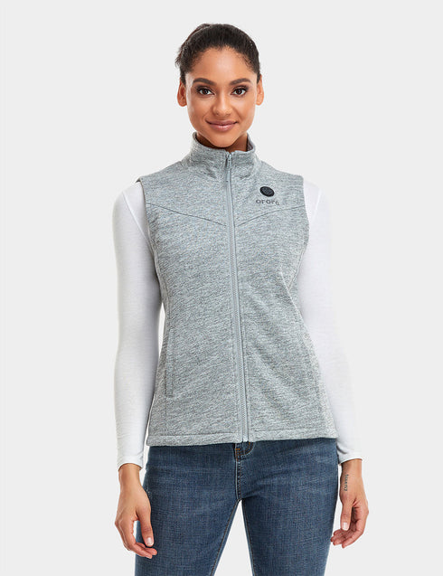 (Open-box) Women's Heated Fleece Vest (Battery Set Not Included) ,view 2