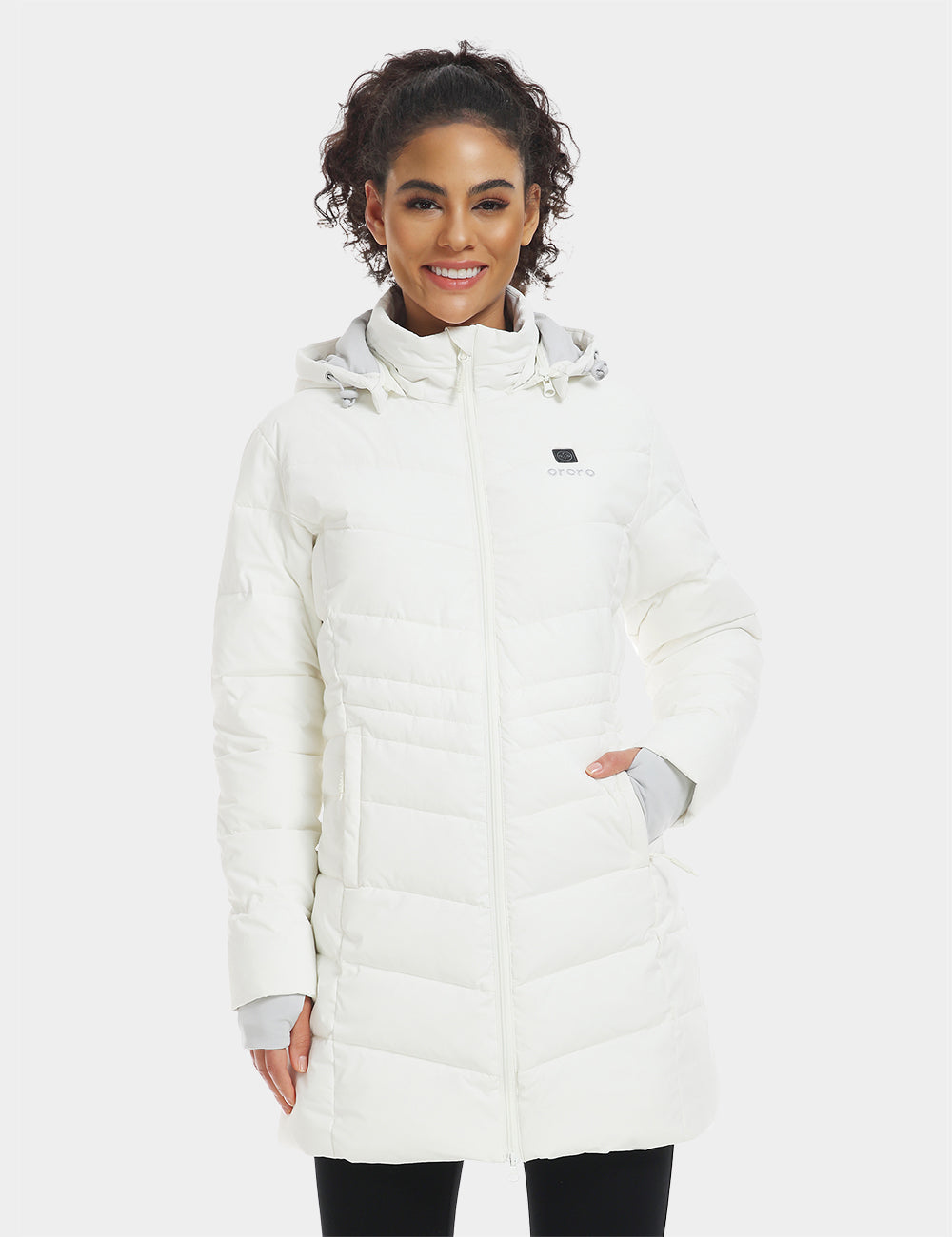 Women's Heated Puffer Parka Jacket
