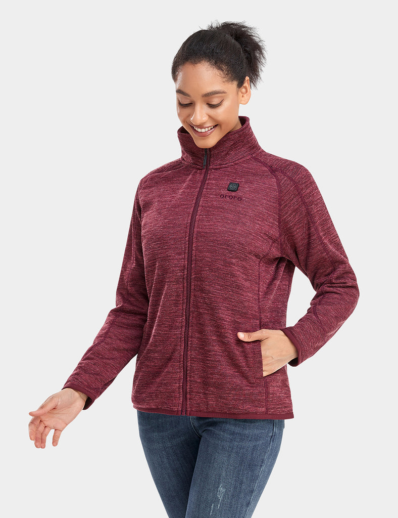 Women Heated Fleece Jacket BatteryElectric Heating ORORO ororo