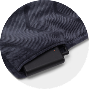 Discrete Velcro Battery Pocket