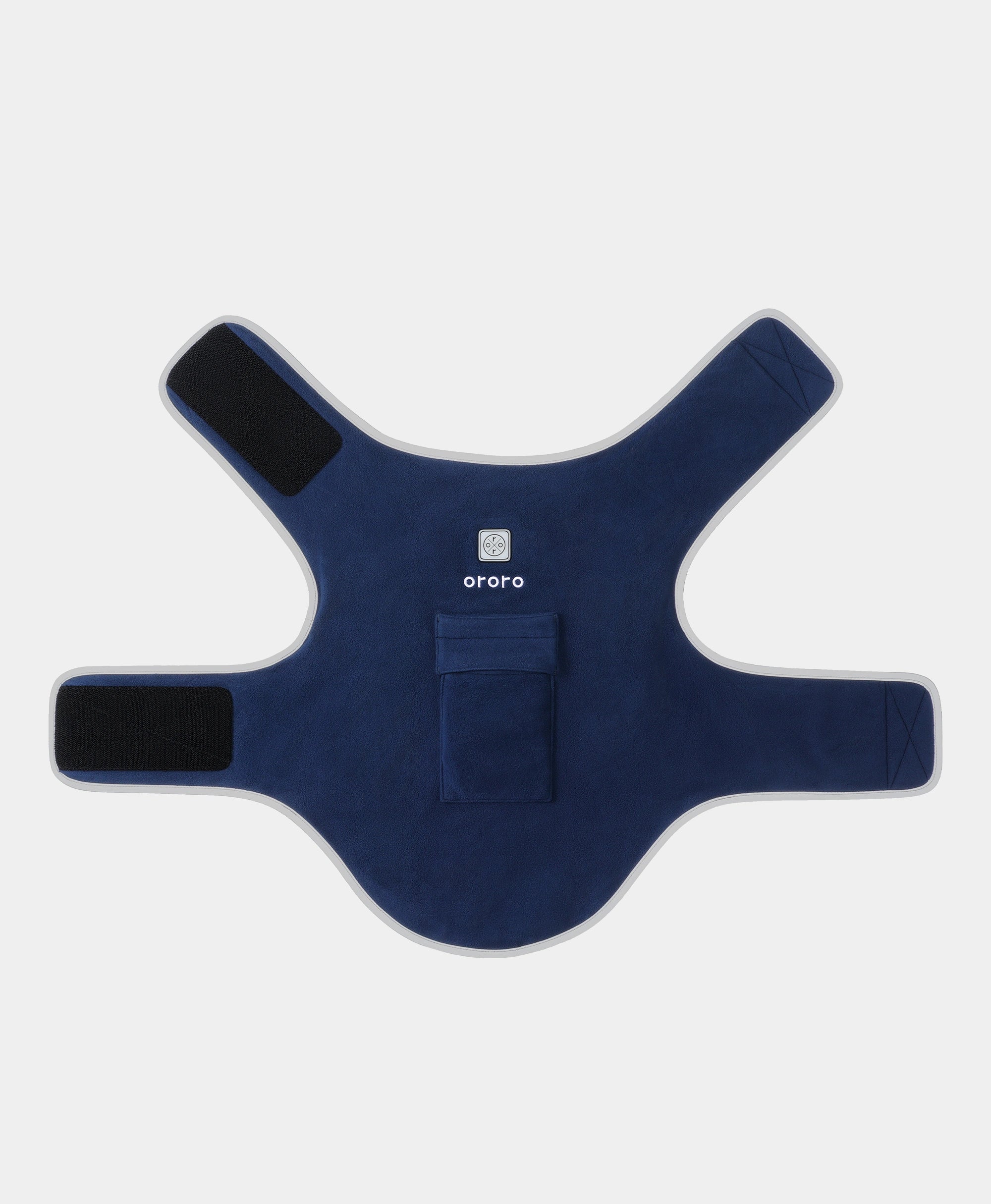 2-Zone Heated Fleece Dog Vest - Navy