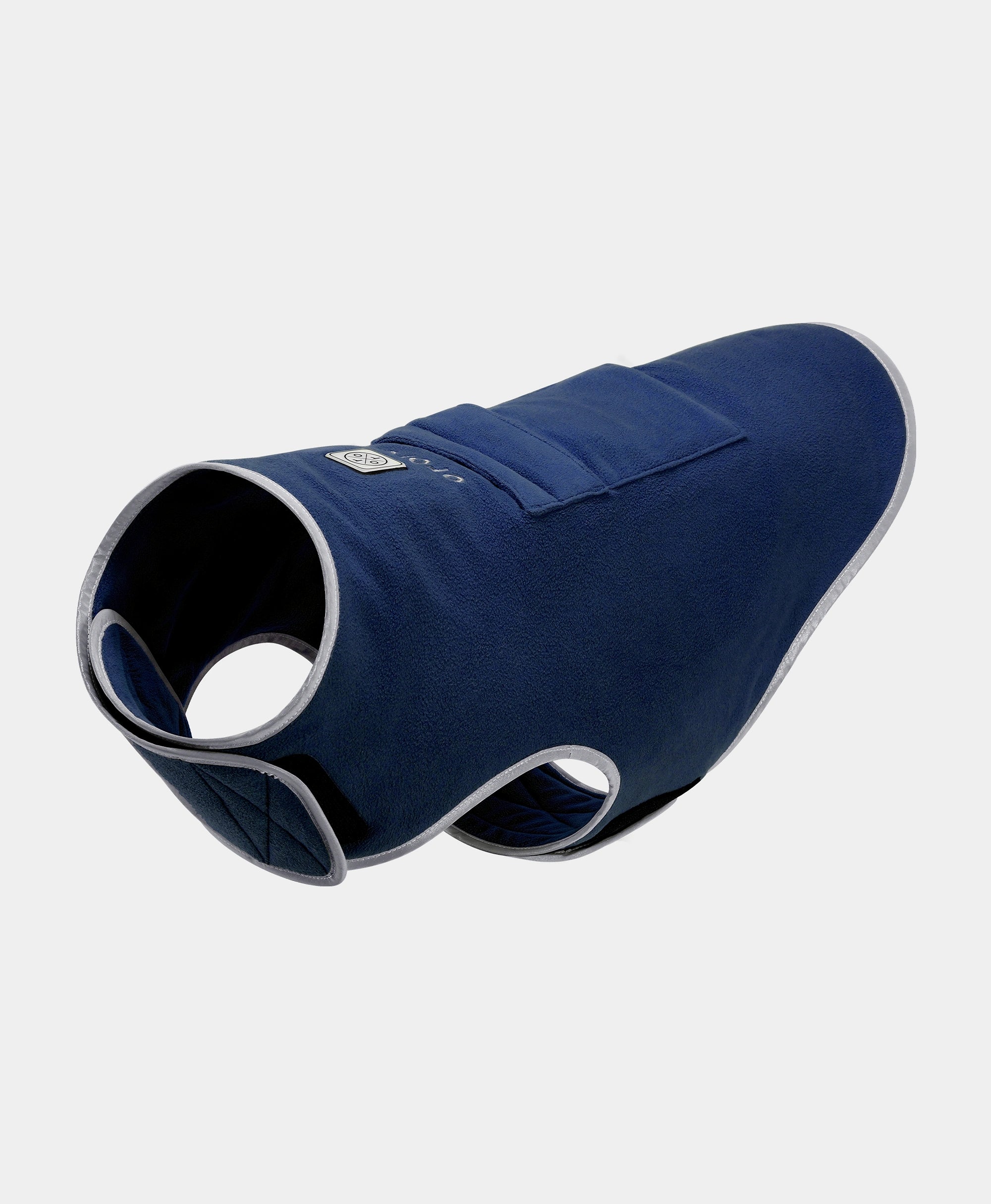 2-Zone Heated Fleece Dog Vest - Navy