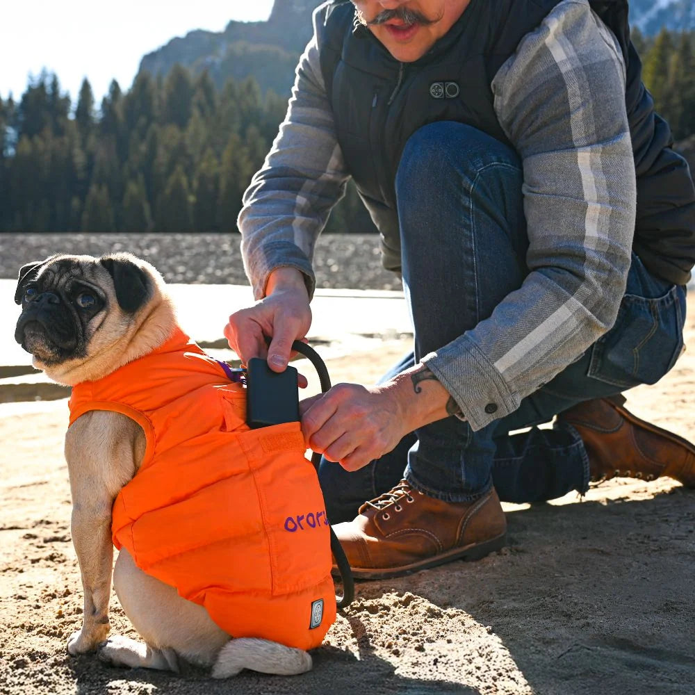 Snøwoof 3-Zone Heated Dog Puffer Vest